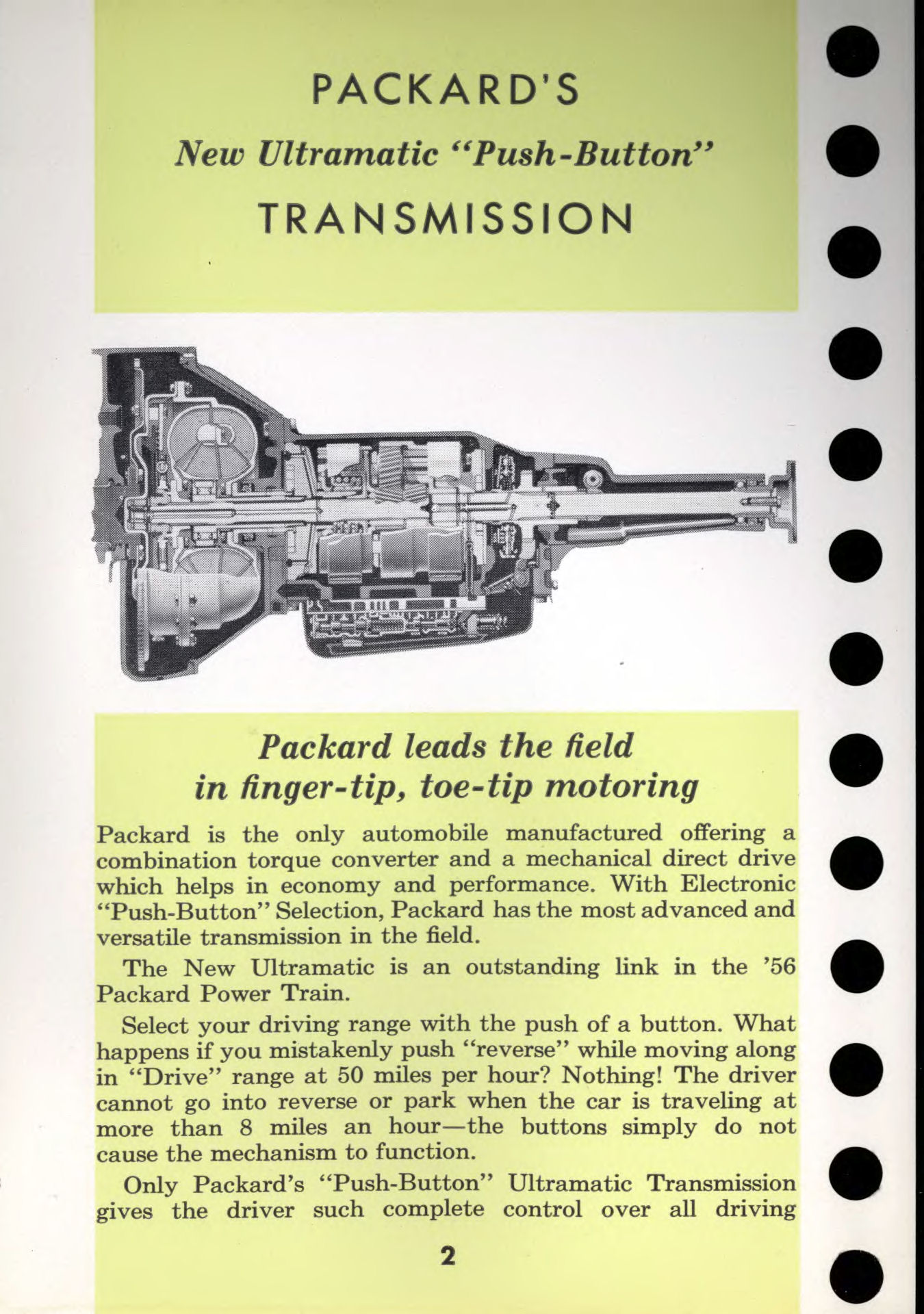1956 Packard Data Book Page 106